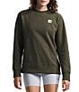Color:New Taupe Green - Image 1 - Women's Heritage Patch Crew Neck Pullover
