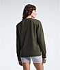 Color:New Taupe Green - Image 4 - Women's Heritage Patch Crew Neck Pullover