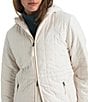 The North Face Junction Insulated Zip Front Puffer Parka, Color:White Dune - Image 4