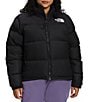 Color:Recycled TNF Black - Image 1 - Women's Plus Size 1996 Retro Nuptse Jacket