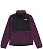 Color:Black Currant Purple - Image 5 - Women's Printed Denali Stand Collar Long Sleeve Zip Chest Pocket Jacket