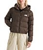 The North Face Women's Zip Front Hydrenalite™ Down Hoodie, Color:Smokey Brown - Image 1
