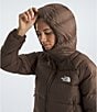 The North Face Women's Zip Front Hydrenalite™ Down Hoodie, Color:Smokey Brown - Image 6