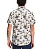 Color:Gardenia White/Camping Scenic - Image 2 - Woven Short Sleeve Baytrail Pattern Shirt