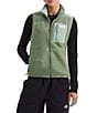 The North Face Yumiori Double Layer Stand Collar Sleeveless Zip Front Vest, Color:Bark Mist/Slate Moss - Image 1