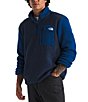 The North Face Yumiori Long Sleeve 1/4 Zip Fleece Pullover, Color:Summit Navy/Estate Blue - Image 1