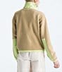 The North Face Yumiori Off Peak Fleece Double Layer Stand Collar Half Zip Pullover Jacket, Color:Khaki Stone Astro Lime - Image 2