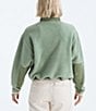 The North Face Yumiori Off Peak Fleece Double Layer Stand Collar Half Zip Pullover Jacket, Color:Slate Moss/Bark Mist - Image 2