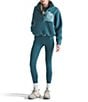 The North Face Yumiori Off Peak Fleece Double Layer Stand Collar Half Zip Pullover Jacket, Color:Space/Blue Eclipse - Image 4