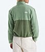 The North Face Yumiori Quarter Zip Stand Collar Fleece Pullover, Color:Bark Mist/Slate Moss - Image 2