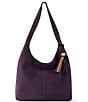 The Sak Huntley Suede Slouchy Hobo Shoulder Bag, Color:Auburgene - Image 1