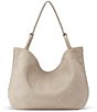 The Sak Large Leather Woven Slouchy Tote - Image 5