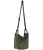 The Sak Los Feliz Suede Slouchy Crossbody Bag, Color:Moss - Image 4