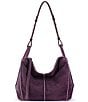 The Sak Los Feliz Suede Slouchy Hobo Shoulder Bag, Color:Auburgene - Image 1