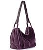 The Sak Los Feliz Suede Slouchy Hobo Shoulder Bag, Color:Auburgene - Image 4
