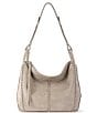 The Sak Los Feliz Suede Slouchy Hobo Shoulder Bag, Color:Sand - Image 1