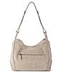 The Sak Los Feliz Suede Slouchy Hobo Shoulder Bag, Color:Sand - Image 2