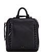 Color:Black - Image 1 - Loyola Leather Convertible Backpack
