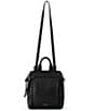 Color:Black - Image 5 - Loyola Leather Convertible Backpack