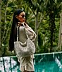 The Sak Medium Floral Crochet Tote Bag - Image 6