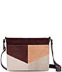 The Sak Melrose Mahagony Suede Colorblock Crossbody Bag - Image 1