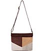 The Sak Melrose Mahagony Suede Colorblock Crossbody Bag - Image 5