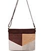 The Sak Melrose Mahagony Suede Colorblock Crossbody Bag - Image 6