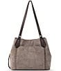 The Sak Melrose Suede Satchel Bag, Color:Mushroom Suede - Image 1