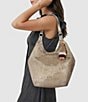 The Sak Roma Metallic Straw Expandable Shoulder Bag - Image 5