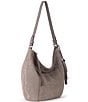 The Sak Sequoia Croco Suede Slouchy Hobo Bag - Image 4