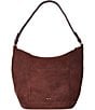 The Sak Sequoia Hobo Mahogany Suede Shoulder Bag - Image 2