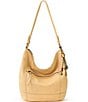 Color:Buttercup - Image 1 - Sequoia Leather Hobo Bag