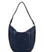 Color:Indigo - Image 2 - Sequoia Leather Hobo Bag