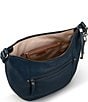 Color:Indigo - Image 3 - Sequoia Leather Hobo Bag