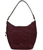 The Sak Sequoia Suede Slouchy Hobo Bag, Color:Aubergene Suede - Image 2