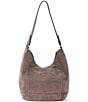 The Sak Sequoia Suede Slouchy Hobo Bag, Color:Mushroom Suede - Image 2