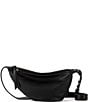 Color:Black - Image 1 - Tess Leather Sling Crossbody Bag