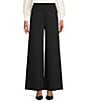 the Slim Factor fit Lightweight Ponte Knit No Waist Wide Leg Pants - Image 1