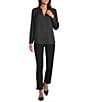 the Slim Factor fit Stretch Ponte Knit Ankle Pants - Image 3