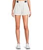 The Upside Bounce Palmer High Waisted Short, Color:White - Image 1