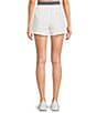 The Upside Bounce Palmer High Waisted Short, Color:White - Image 2