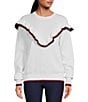 Color:White - Image 1 - Columbia Boo Frill Knit Top