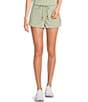 The Upside Hydra Winnie Recycled Polyester Quick Dry Moisture Wicking Drawstring Waist Mid Rise Short, Color:Pistachio - Image 1