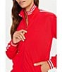 Color:Red - Image 2 - Iro Margot Moisture Wicking Track Jacket