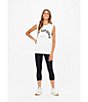 The Upside Organic Cotton Sleeveless Graphic Muscle Tank, Color:White - Image 6