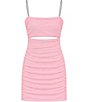 Theme NYC Big Girls Noemi Reversible Cutout Mesh Dress - Image 1