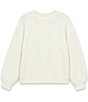 Theme NYC Big Girls Maya Fluffy Drop Shoulder Sweater - Image 2