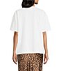 Things Between Cheetah Bra Crew Neck Short Sleeve Knit Tee - Image 3