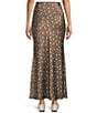 Things Between Floral Print Maxi Skirt, Color:Brown - Image 2