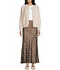Things Between Floral Print Maxi Skirt, Color:Brown - Image 3